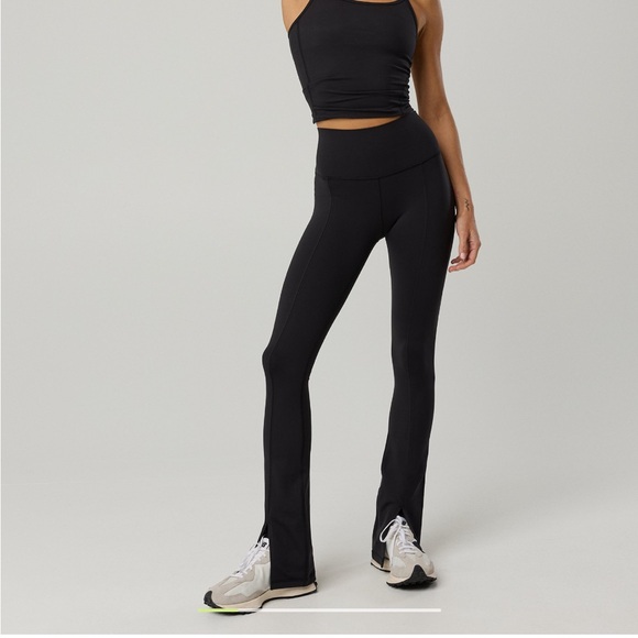 Aerie Black Mini Flared Leggings - Picture 7 of 7